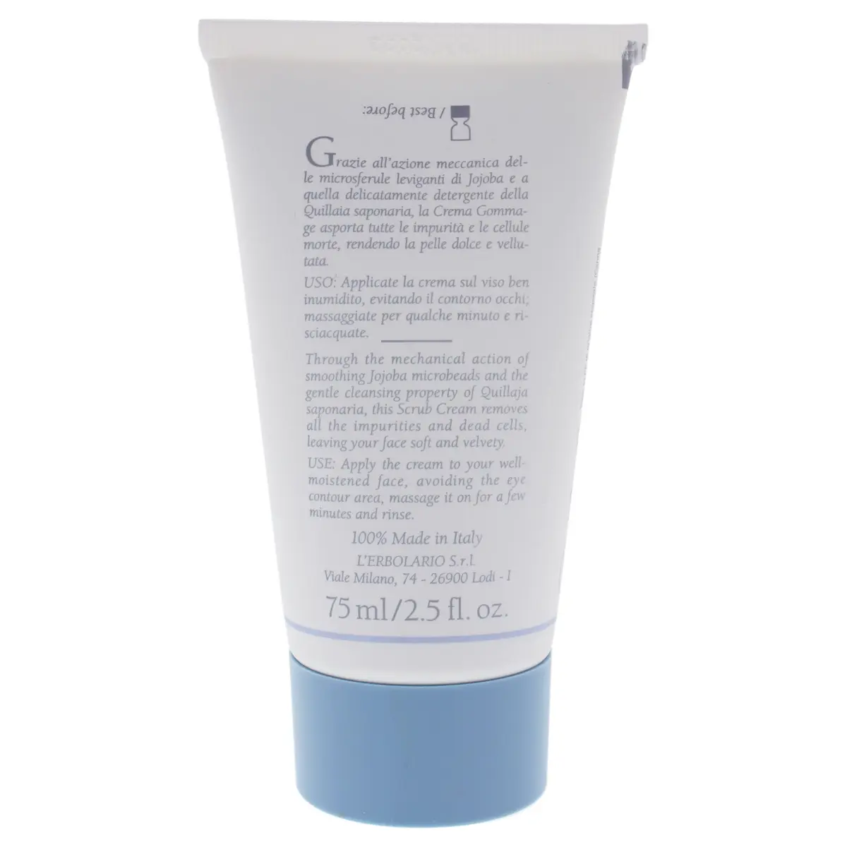 L'Erbolario Exfoliant Soapbark & Rice Bran Oil 2.5 oz | Gentle Face Cleanser for All Skin Types - view 8