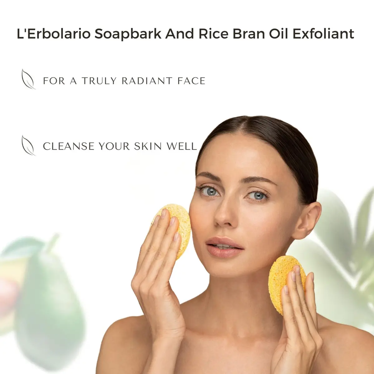 L'Erbolario Exfoliant Soapbark & Rice Bran Oil 2.5 oz | Gentle Face Cleanser for All Skin Types - view 3