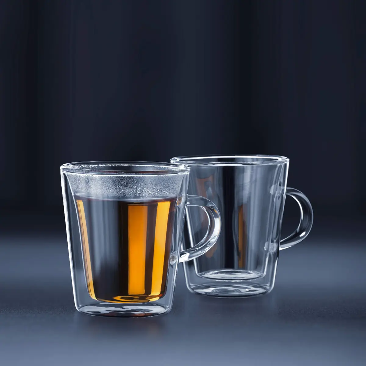 Bodum Canteen Double Wall Mug 200ml | Heat-Resistant Glass, Set of 2 - view 2