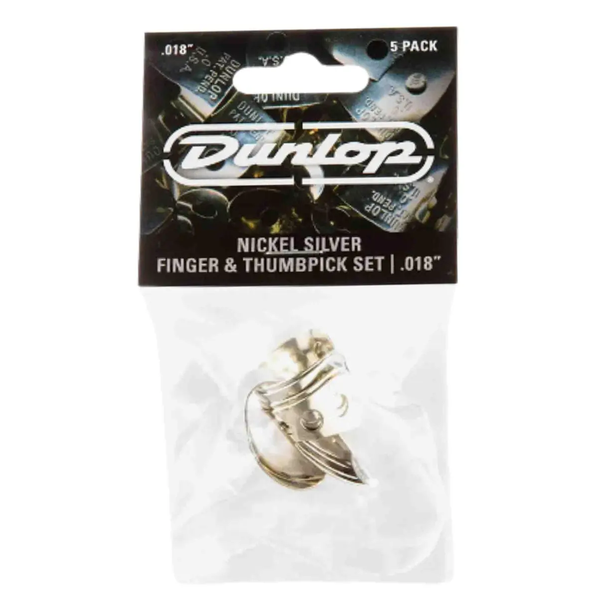 Jim Dunlop Nickel Silver Fingerpicks .018 IN | Bright, Classic Sound for Guitar & Banjo - view 4