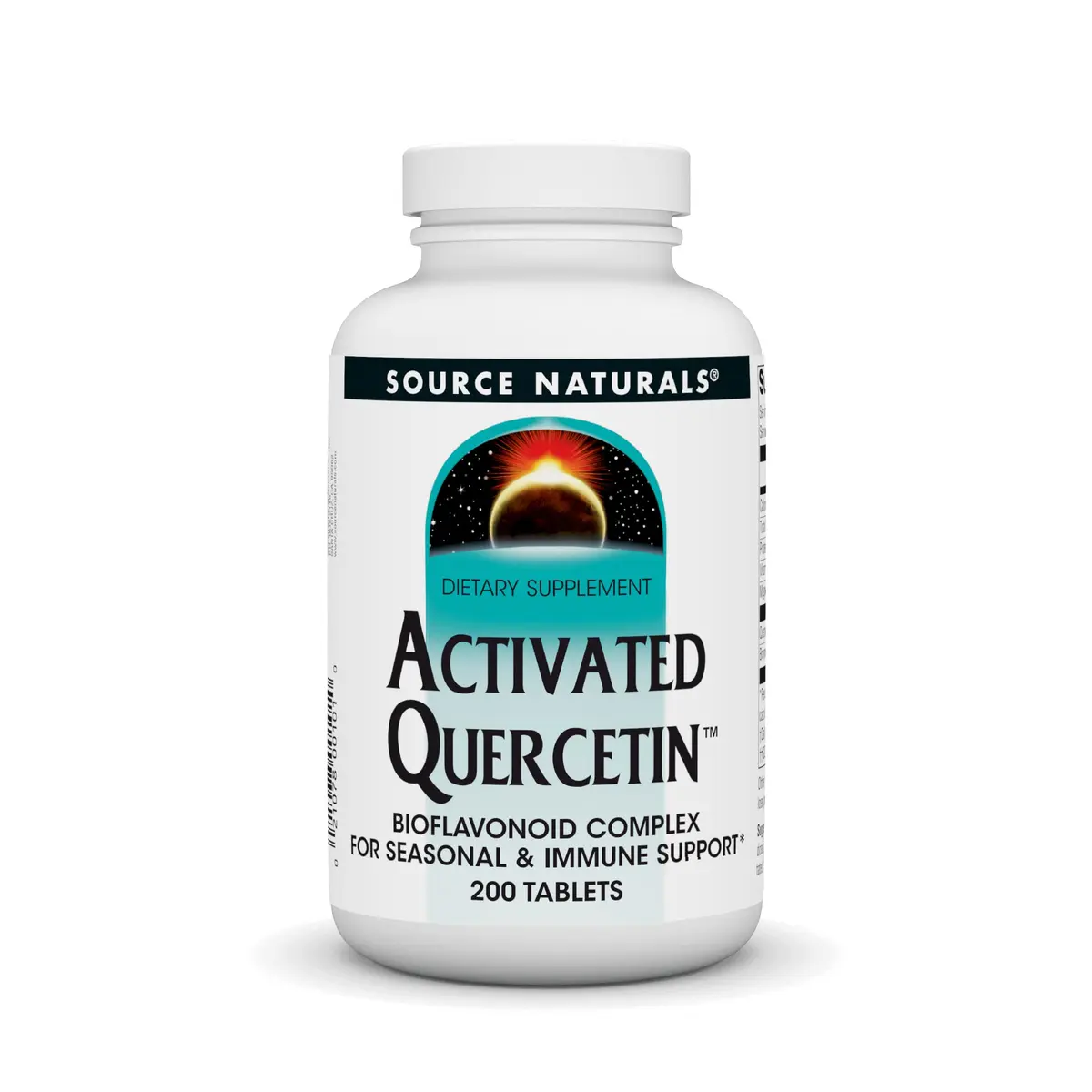 Source Naturals Activated Quercetin - 200 Tablets | Plant-Derived Bioflavonoid for Immune & Seasonal Support - main product image