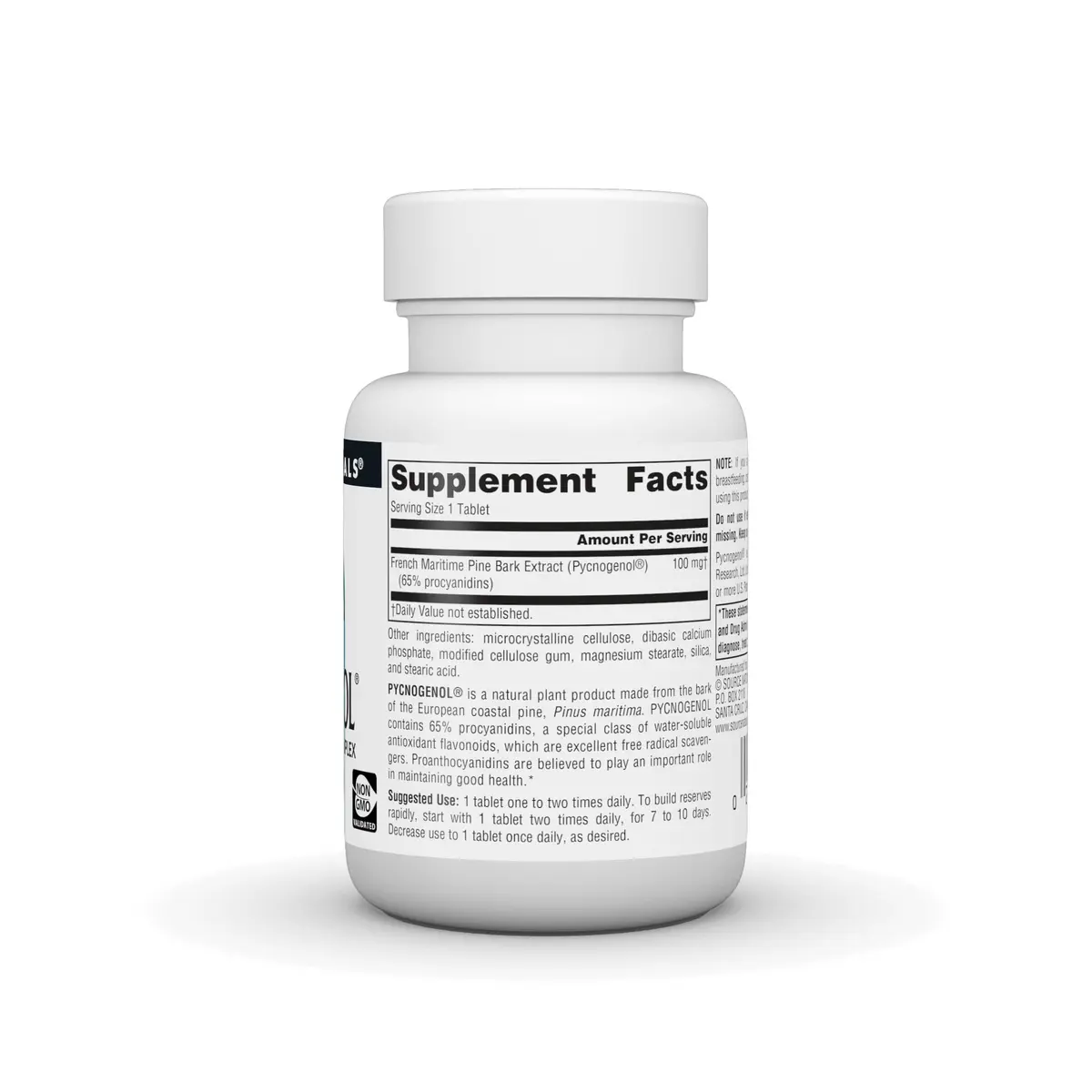 Source Naturals Pycnogenol 100 mg | Antioxidant Supplement for Good Health (70-120 chars) - view 3