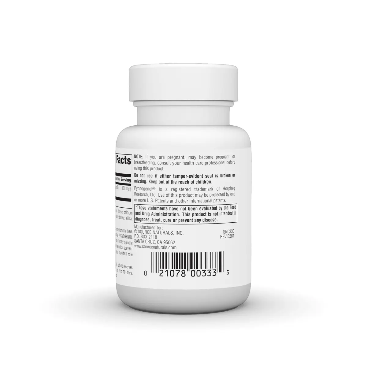 Source Naturals Pycnogenol 100 mg | Antioxidant Supplement for Good Health (70-120 chars) - view 4