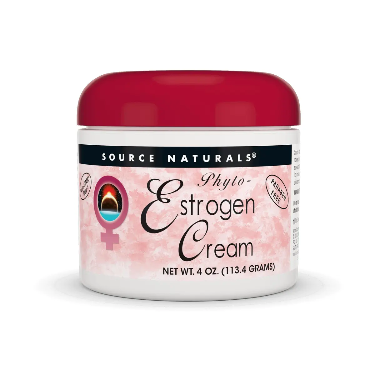 Source Naturals Phyto-Estrogen Cream, Paraben-Free - 4 oz Cream | Liposomal Botanical Blend for Skin - main product image