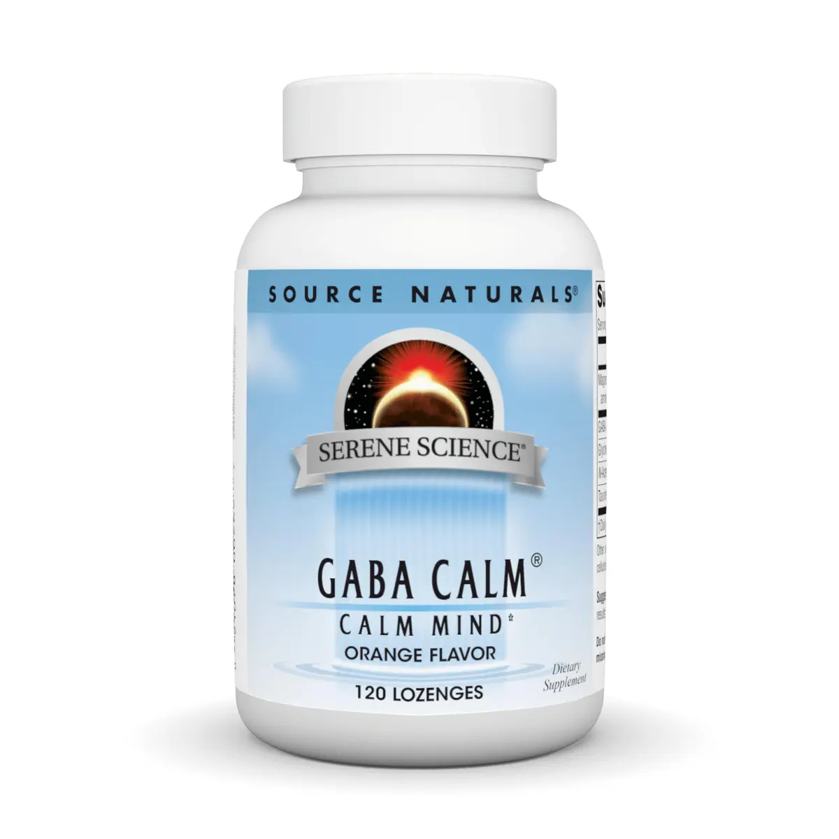 Source Naturals Serene Science GABA Calm -120 Lozenges | Supports Calm Mood & Relaxation - main product image