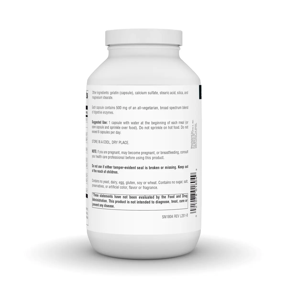 Source Naturals Daily Essential Enzymes 500 mg | Digestive Support & Nutrient Utilization (70-120 chars) - view 4