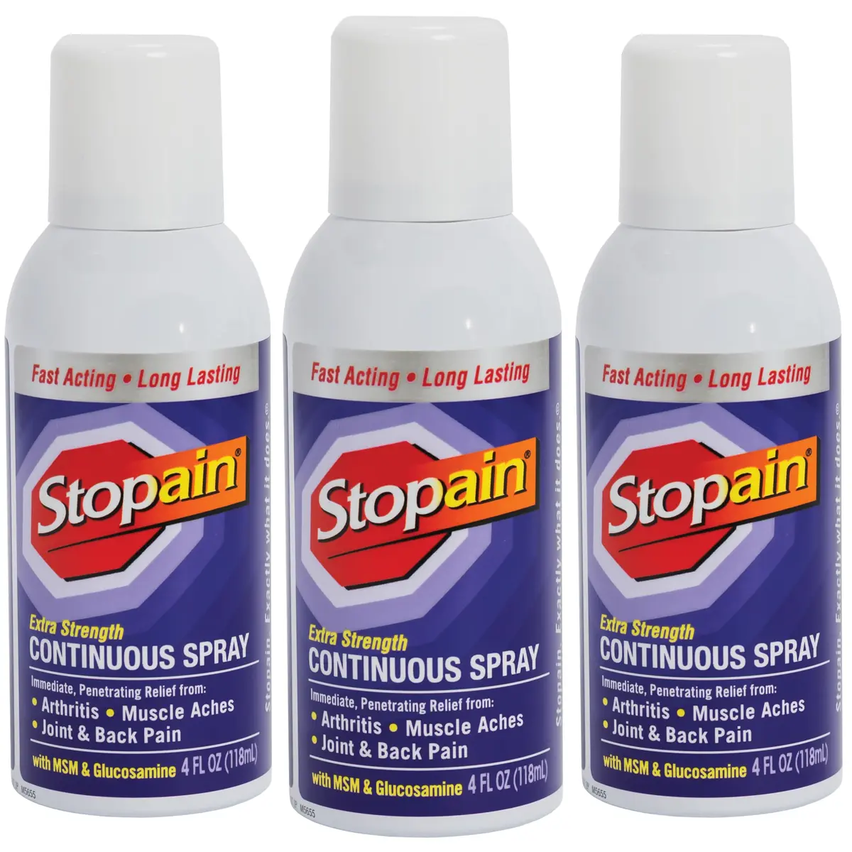 Stopain Pain Relief Spray 4oz | Fast-Acting Max Strength Topical Analgesic for Arthritis & Muscle Pain - main product image