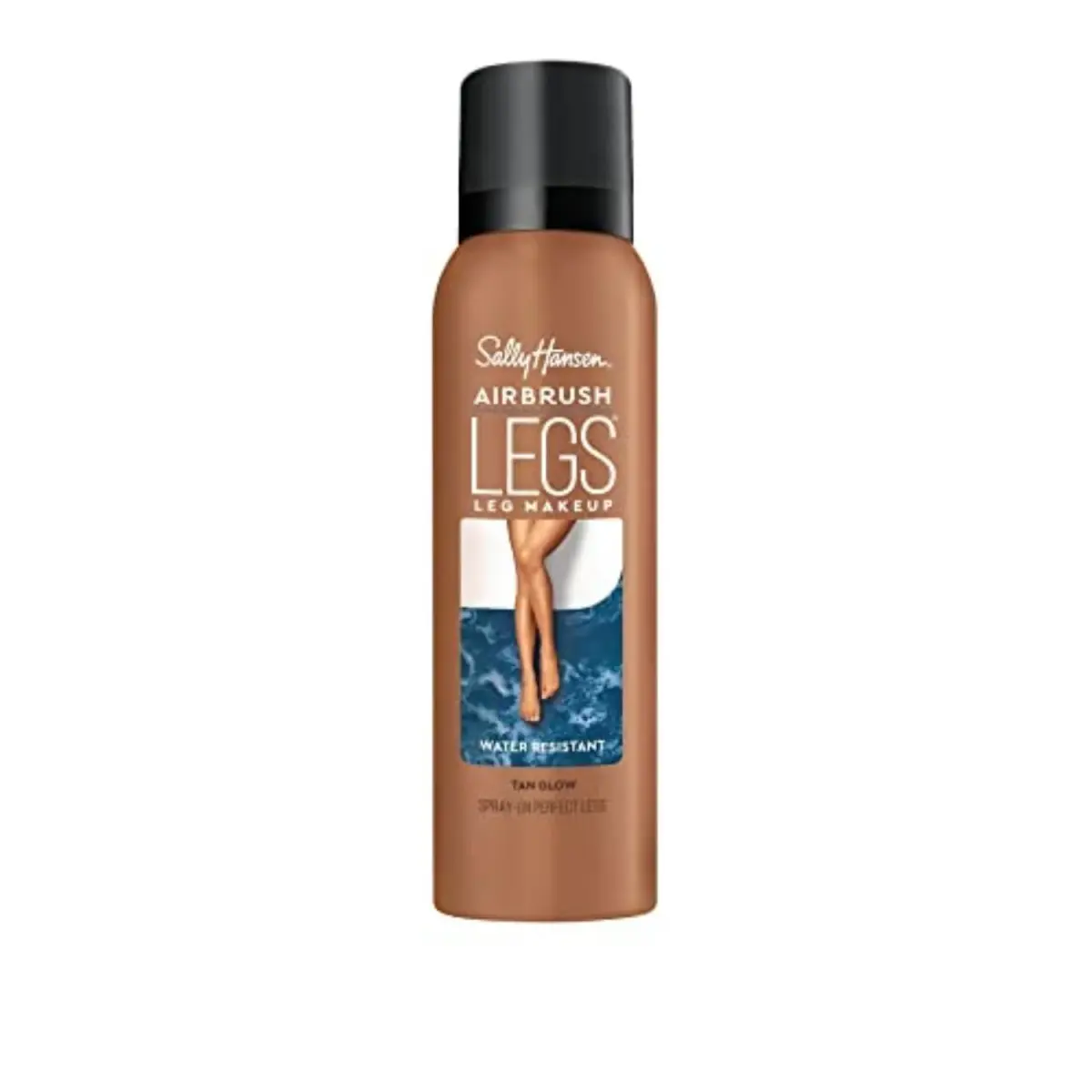 Sally Hansen Airbrush Legs Spray-On Makeup Tan Glow 125ml (4.4 Fl Oz) | Water Resistant & Transfer Proof - main product image