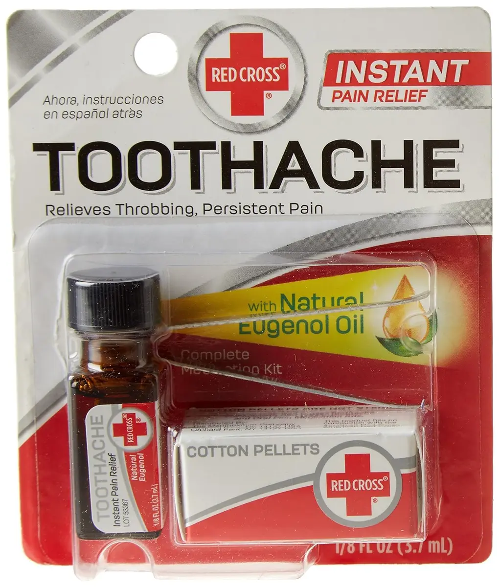 Red Cross Toothache Medication Drops | Fast-Acting Relief for Oral Pain in India - main product image