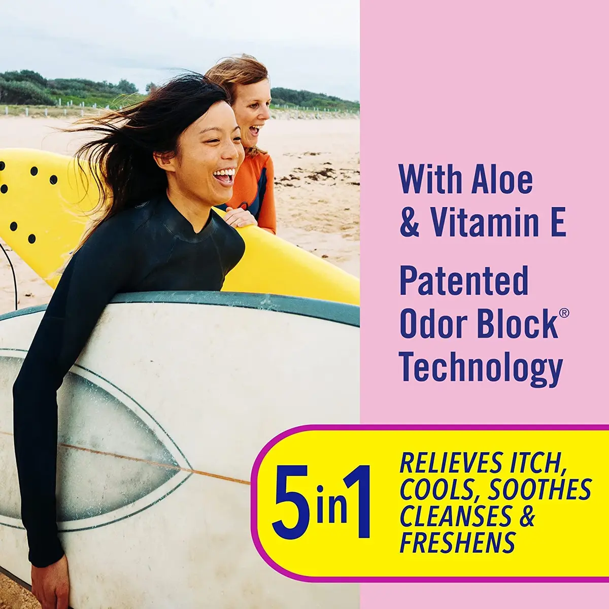Vagisil Anti-Itch Medicated Feminine Wipes, Max Strength, 12 Wipes (1 Pack) | Fast Relief for Intense Vaginal Itching - view 3