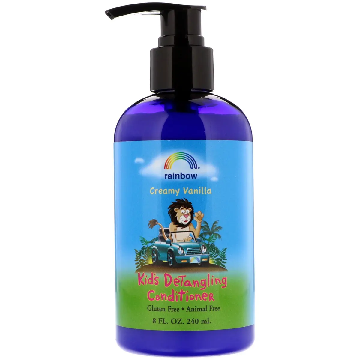 Rainbow Research Organic Herbal Detangling Conditioner for Kids, Creamy Vanilla, 8.5 Fl Oz | Gentle, Organic, Suitable for All Hair Types - main product image