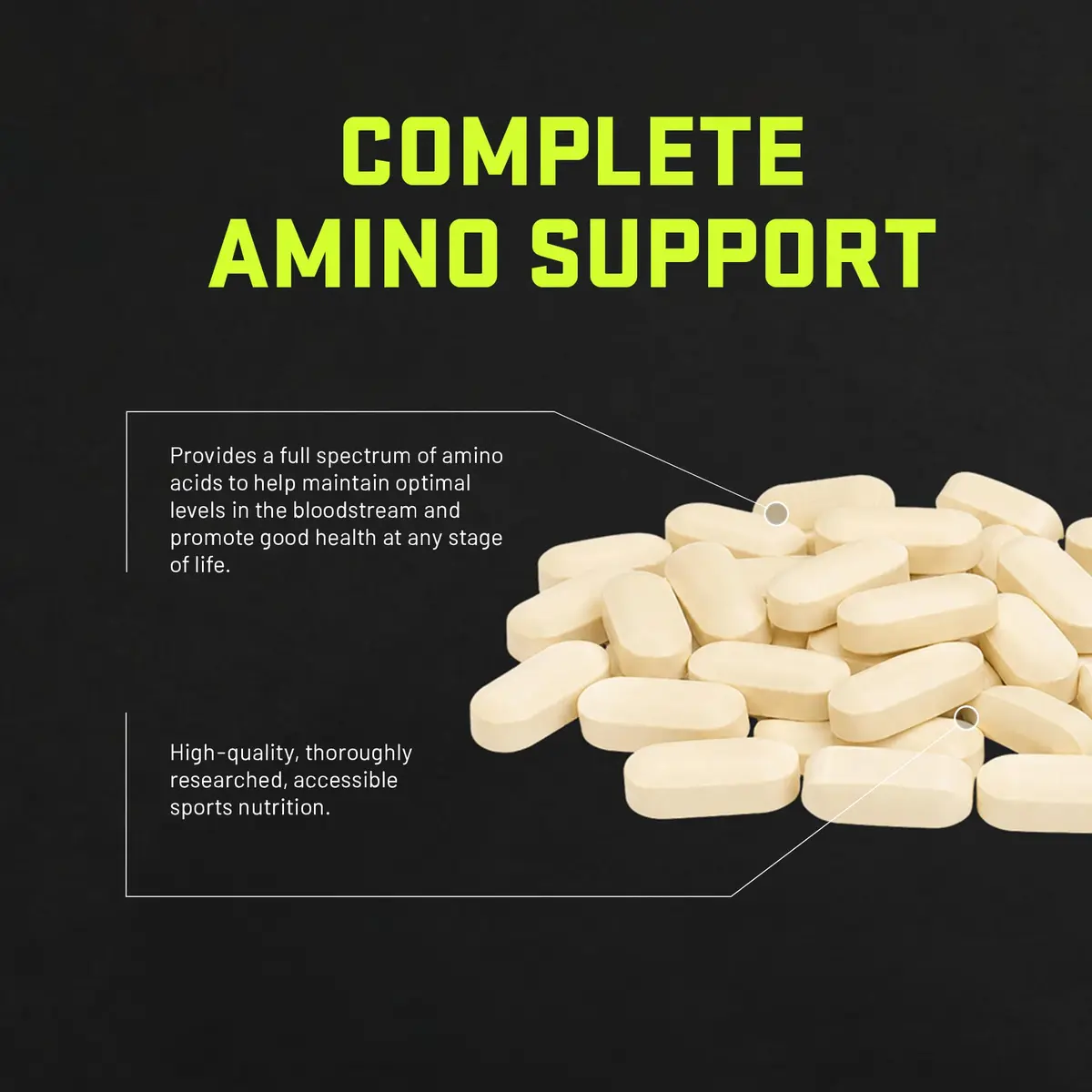 Ultimate Nutrition Amino 2000 Tablets 150 Count | Supports Muscle Growth & Recovery - view 6