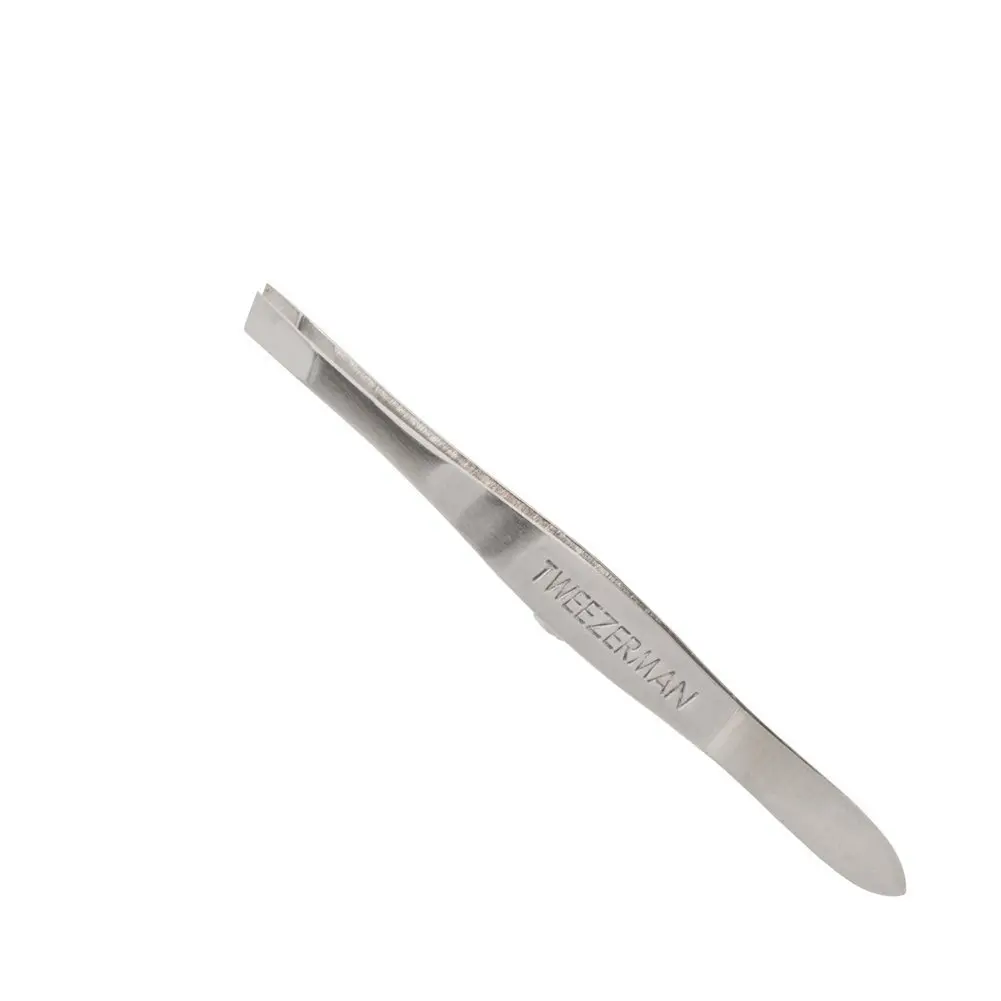 Tweezerman Slant Tweezerette Stainless Steel | Hand-Finished Precision Hair Removal Tool - main product image