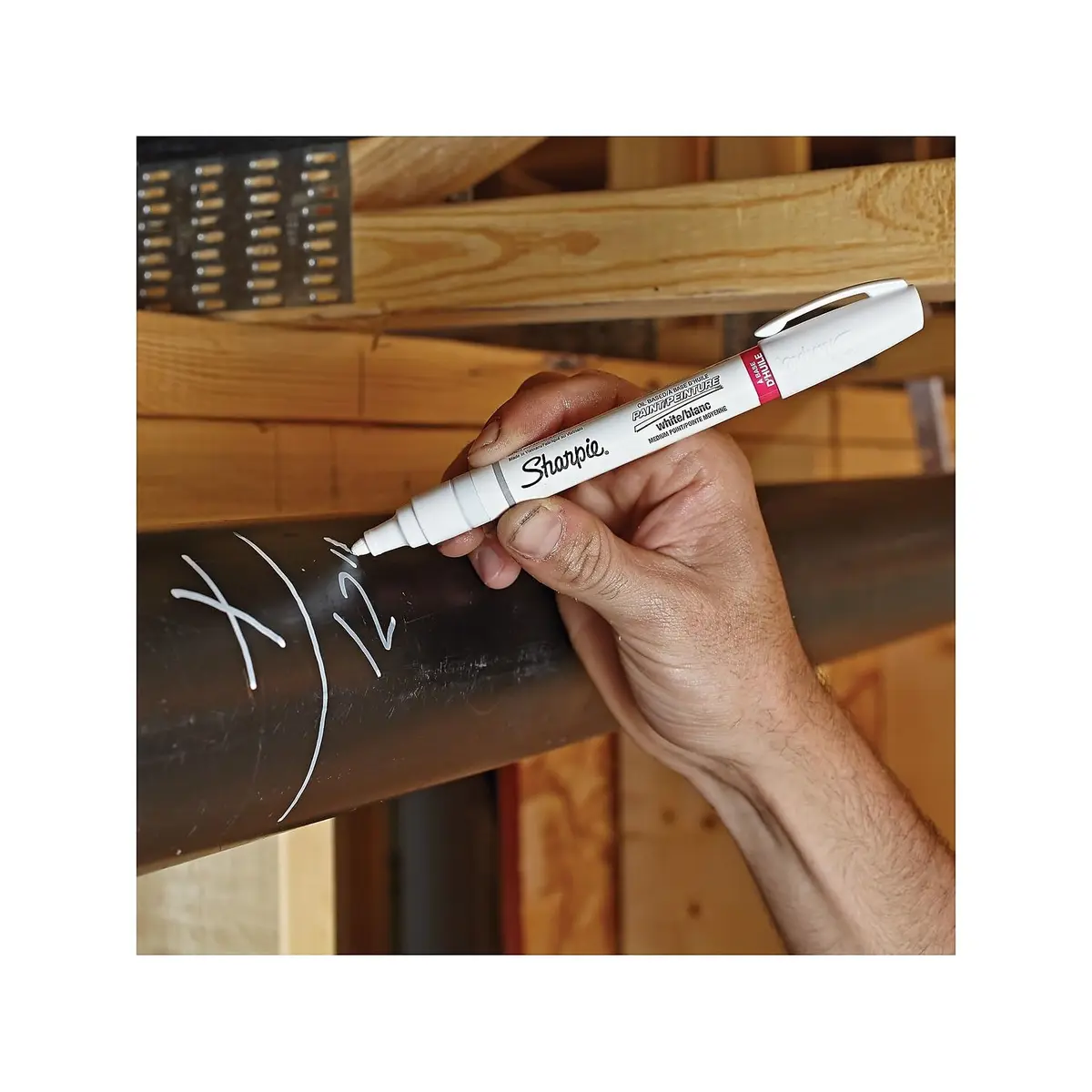 Sharpie Oil-Based Paint Markers Fine Point | Assorted Colors, 5 Pack, Water-Resistant, Quick-Dry, Precise Lines - view 4