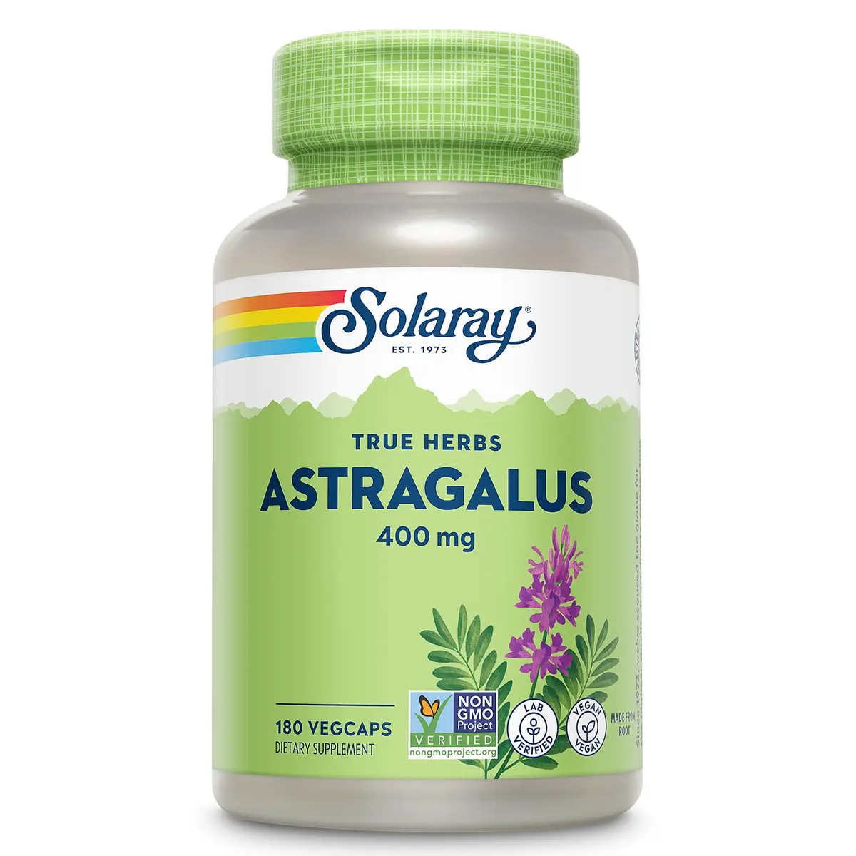 SOLARAY Astragalus Root 400mg | Traditional Herbal Support for Immunity & Stress Relief - main product image