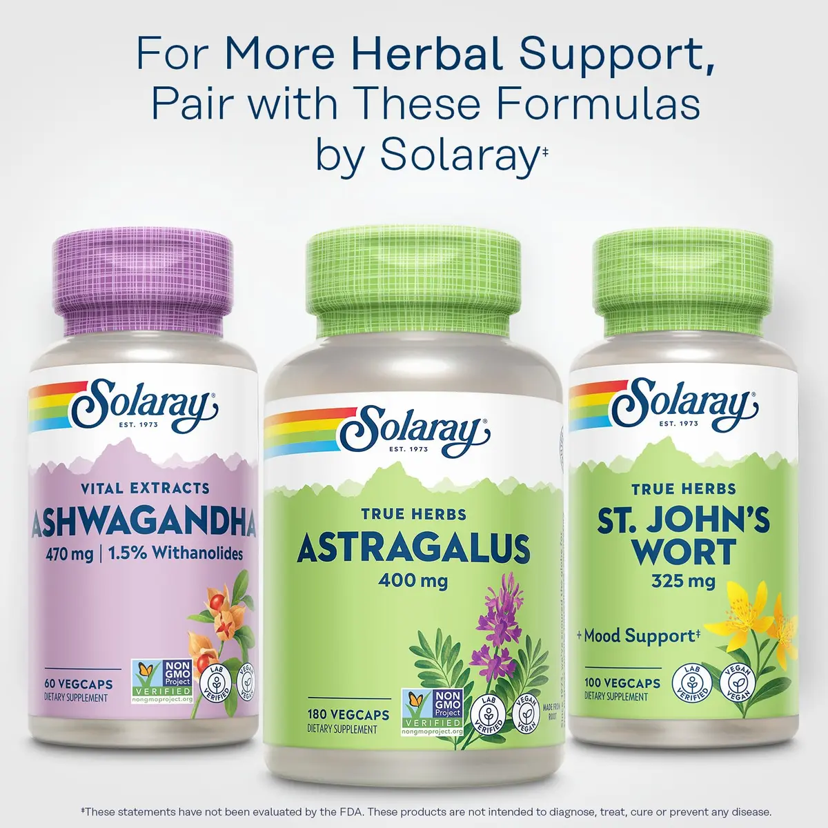 SOLARAY Astragalus Root 400mg | Traditional Herbal Support for Immunity & Stress Relief - view 6