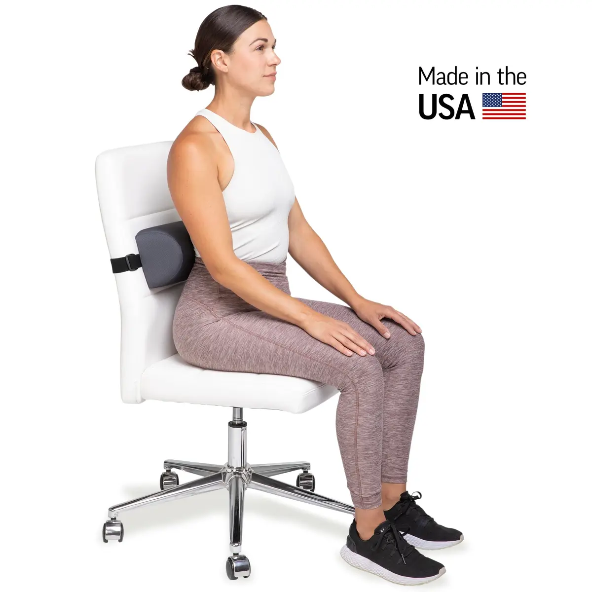 OPTP The Original McKenzie D-Section Lumbar Roll – Large, Firm Density | Support for Office & Travel - view 2