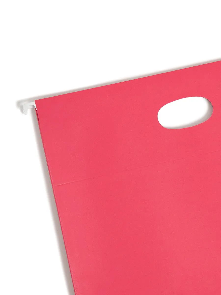 SMEAD Hanging Pocket with Full-Height Gusset, 3-1/2" Expansion, Letter Size, Assorted Colors, 4 per Pack - view 3