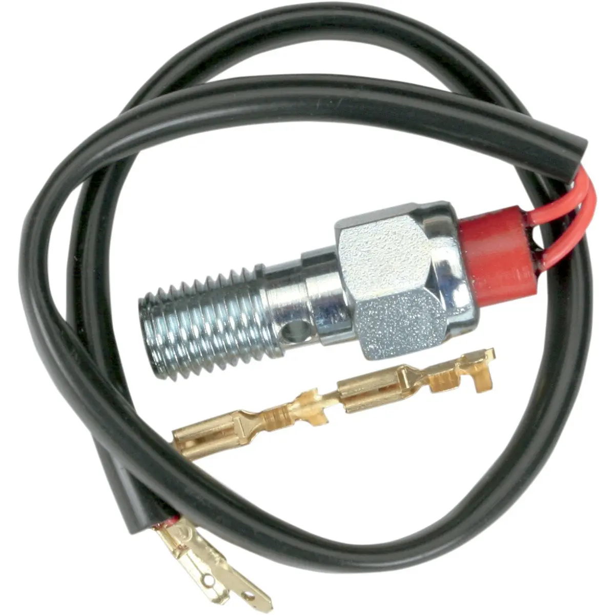 Goodridge 10mm x 1.25mm Chrome Pressure Brake Light Switch Banjo Bolt | Replaces OEM for Master Cylinder Conversions - main product image