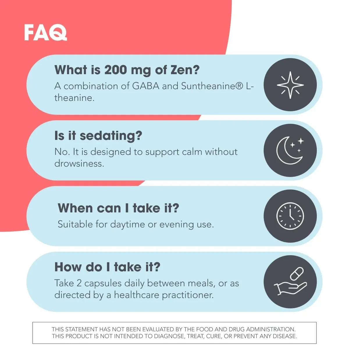 Allergy Research Group 200 mg of Zen L-Theanine & GABA | Stress & Relaxation Support - view 6