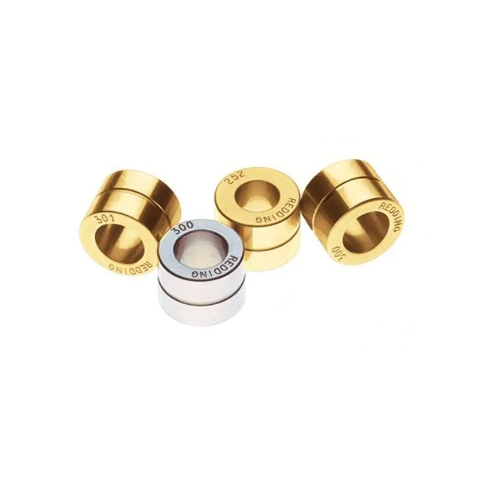 Redding Titanium Nitride 1/2'' O.D. x 3/8'' Long Neck Sizing Bushing | Precision Steel Reloading Tool - view 3