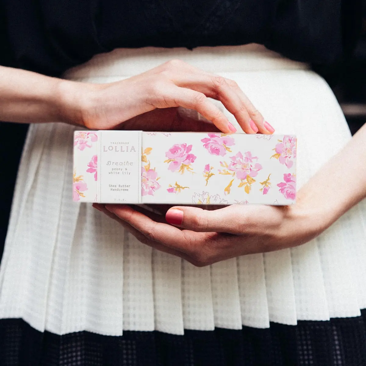 LOLLIA Breathe Hand Cream for Women, 4 oz | Shea & Cocoa Butter Moisturizer for Dry Hands - view 6