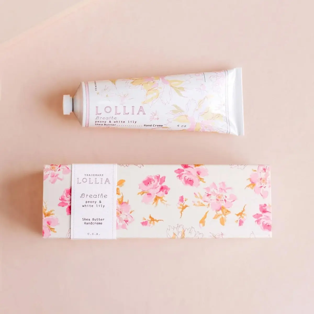 LOLLIA Breathe Hand Cream for Women, 4 oz | Shea & Cocoa Butter Moisturizer for Dry Hands - view 2