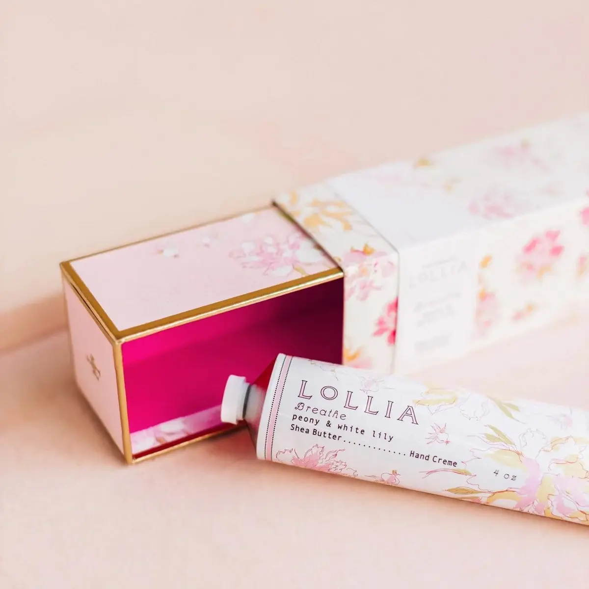 LOLLIA Breathe Hand Cream for Women, 4 oz | Shea & Cocoa Butter Moisturizer for Dry Hands - view 3
