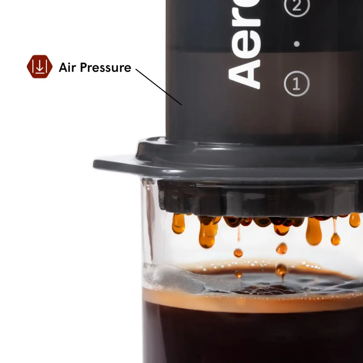 AeroPress Original Coffee Press, French Press, Pour-Over & Espresso Style Coffee Maker | Brews 1-3 Servings, 296ml (10 Fl Oz) - view 4