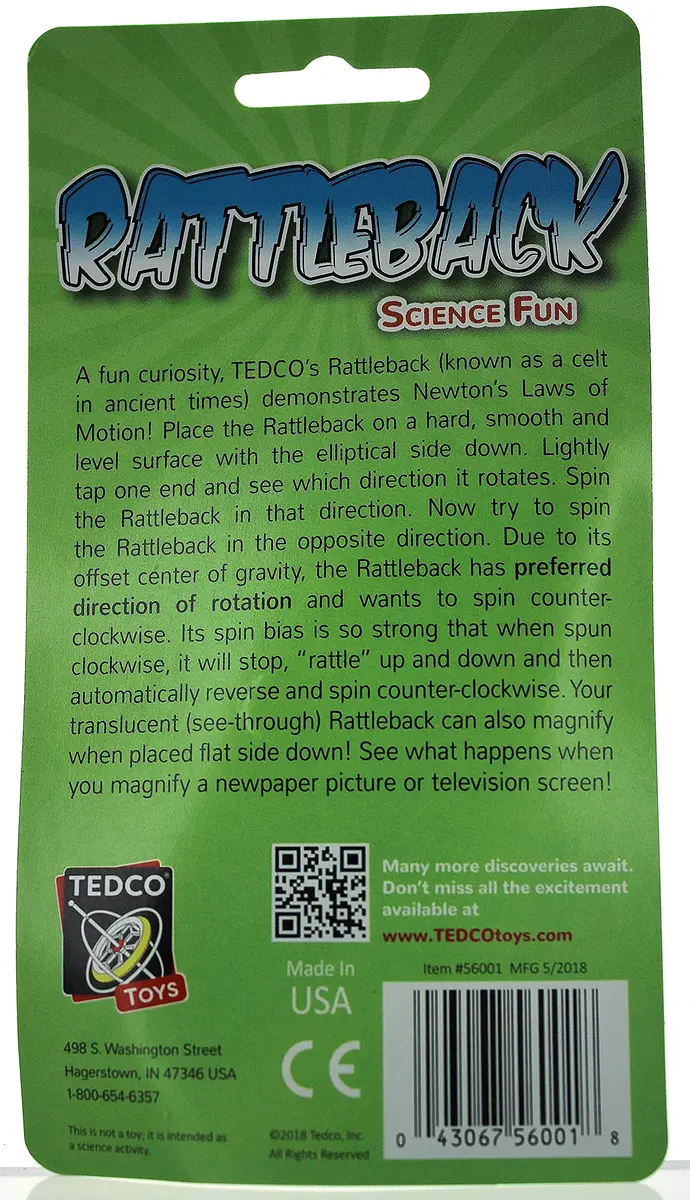 Tedco Rattle Back (Multicolour) | Baby & Toddler Toy with Cause & Effect (70-120 chars) - view 5