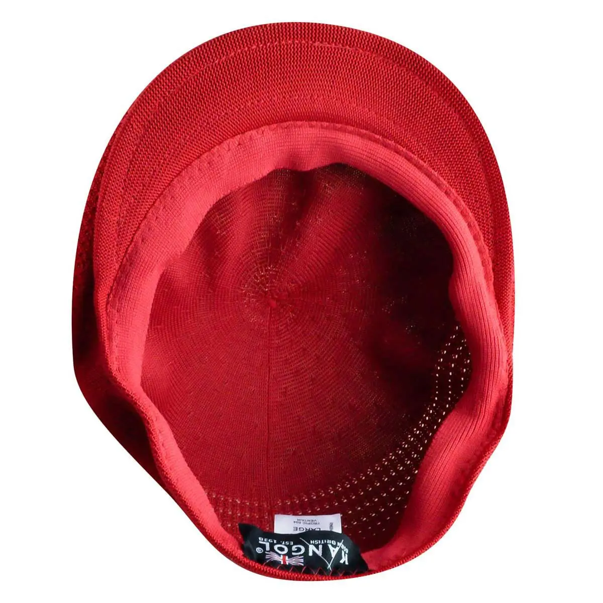 Kangol Tropic 504 Ventair Cap Scarlet/M Medium | Lightweight Breathable Classic - view 8
