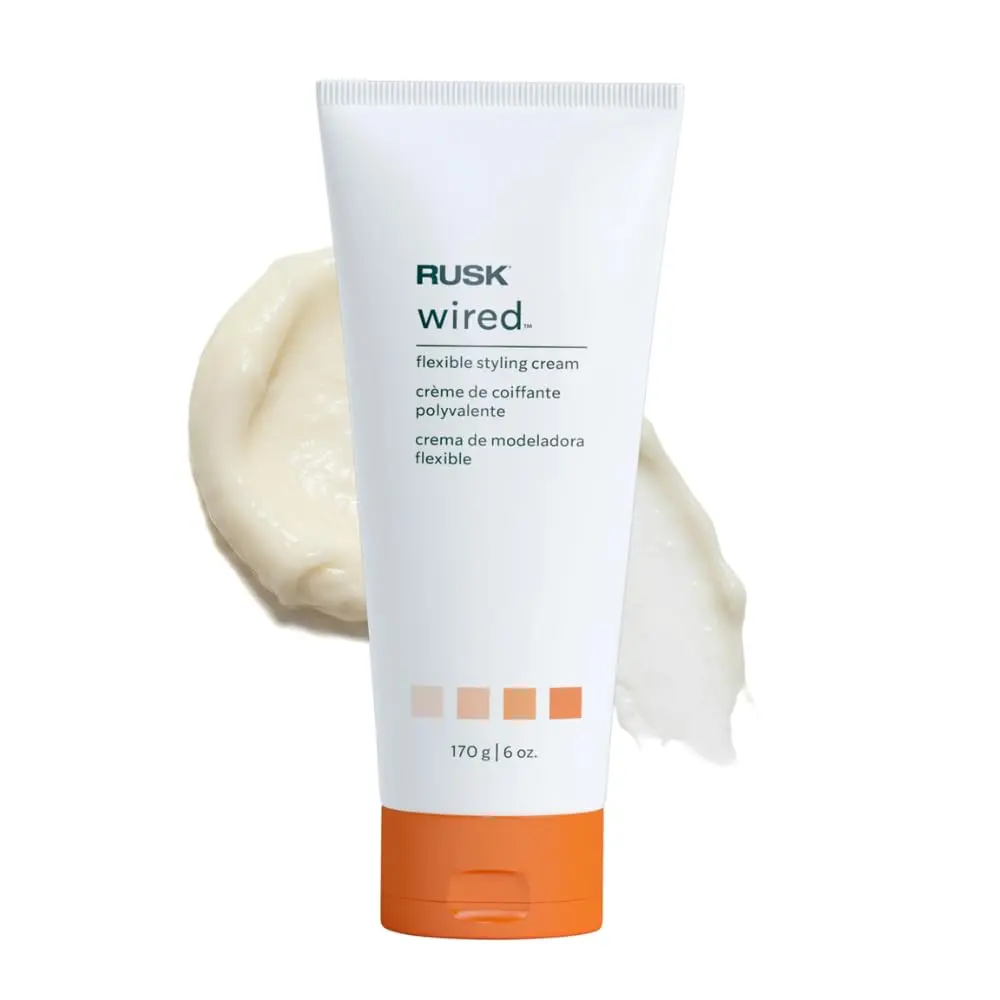 RUSK Designer Collection Wired Flexible Styling Creme 6 Oz | Flexible Hold & Texture Support - main product image