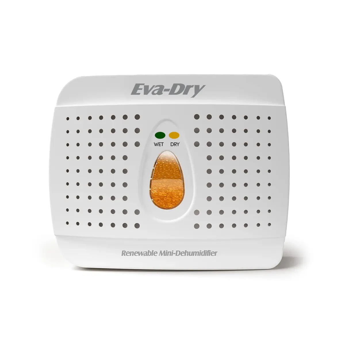 Eva-Dry E-333 Wireless Mini Dehumidifier, White 6oz (177ml) | Renewable Silica Gel for Small Spaces - main product image