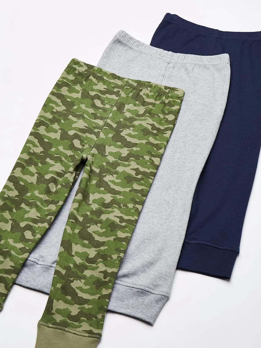 Luvable Friends Baby Boys Cotton Pants, Camo, 2T US | Soft Cotton, Comfortable Fit - view 2