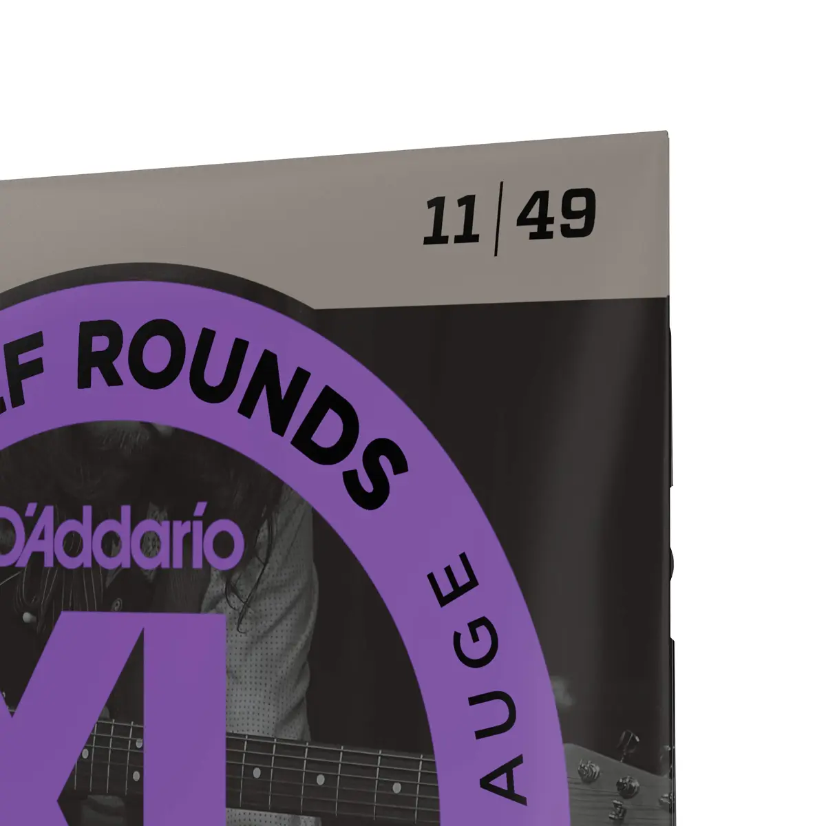 D'Addario EHR370 Half Round Electric Guitar Strings Medium 11-49 | Smooth Feel, Reduced Finger Noise - view 4