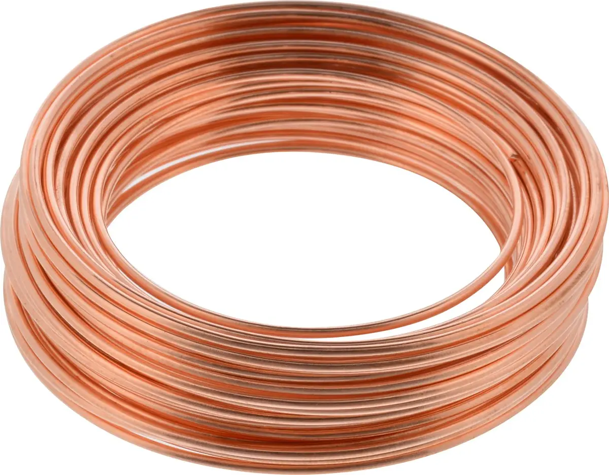 Hillman Copper Wire 18 Gauge | Corrosion-Resistant, 25ft Length, Versatile Craft & DIY Use - main product image
