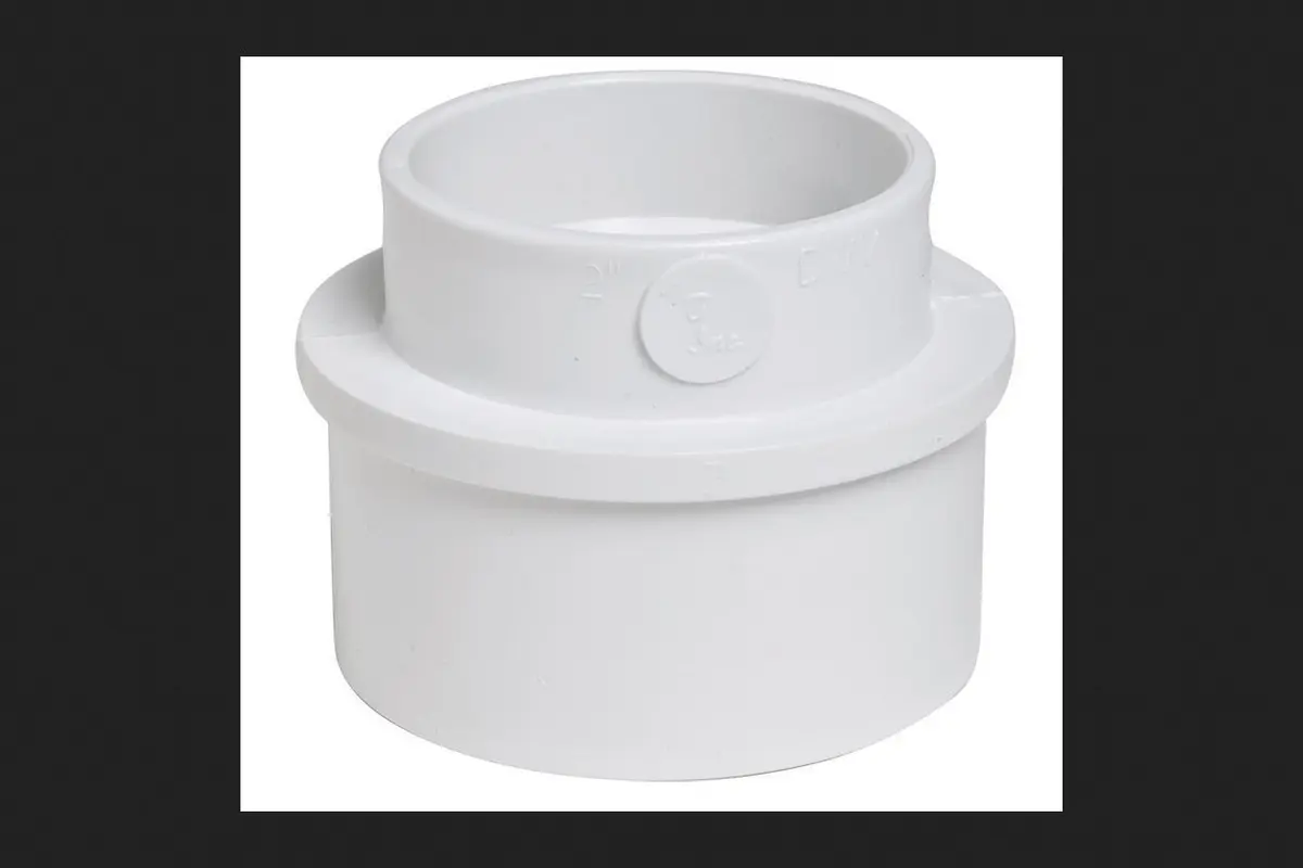 Plastic Trends 3 in. Spigot x 2 in. Dia. Hub PVC Reducing Bushing | Connect SDR 35 Sewer to DWV Pipe - main product image