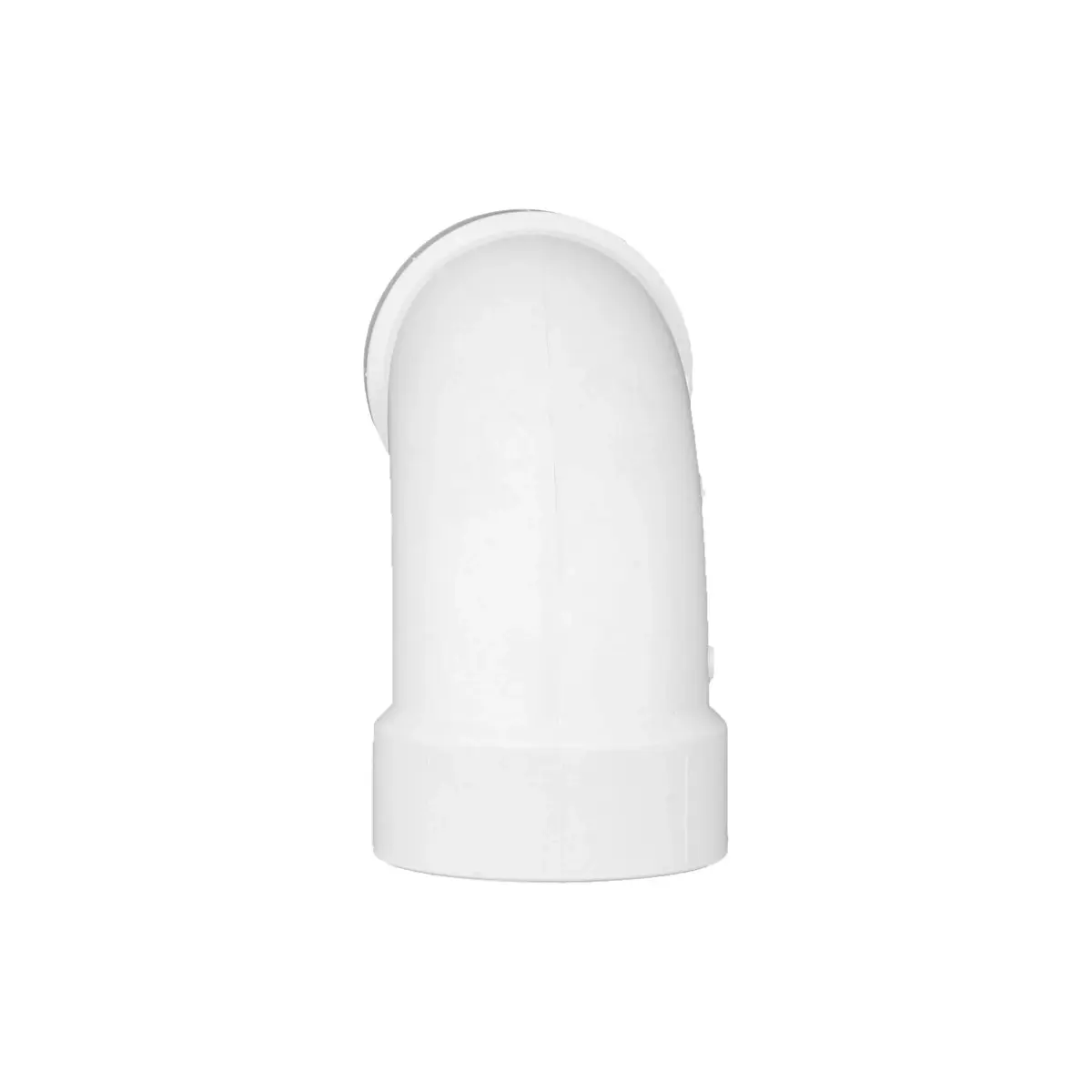 Charlotte Pipe 4 Inch DWV Long Sweep 1/4 Bend PVC Fitting | 10.9 cm (4 Inch) Hub + 4 Inch Hub - view 3