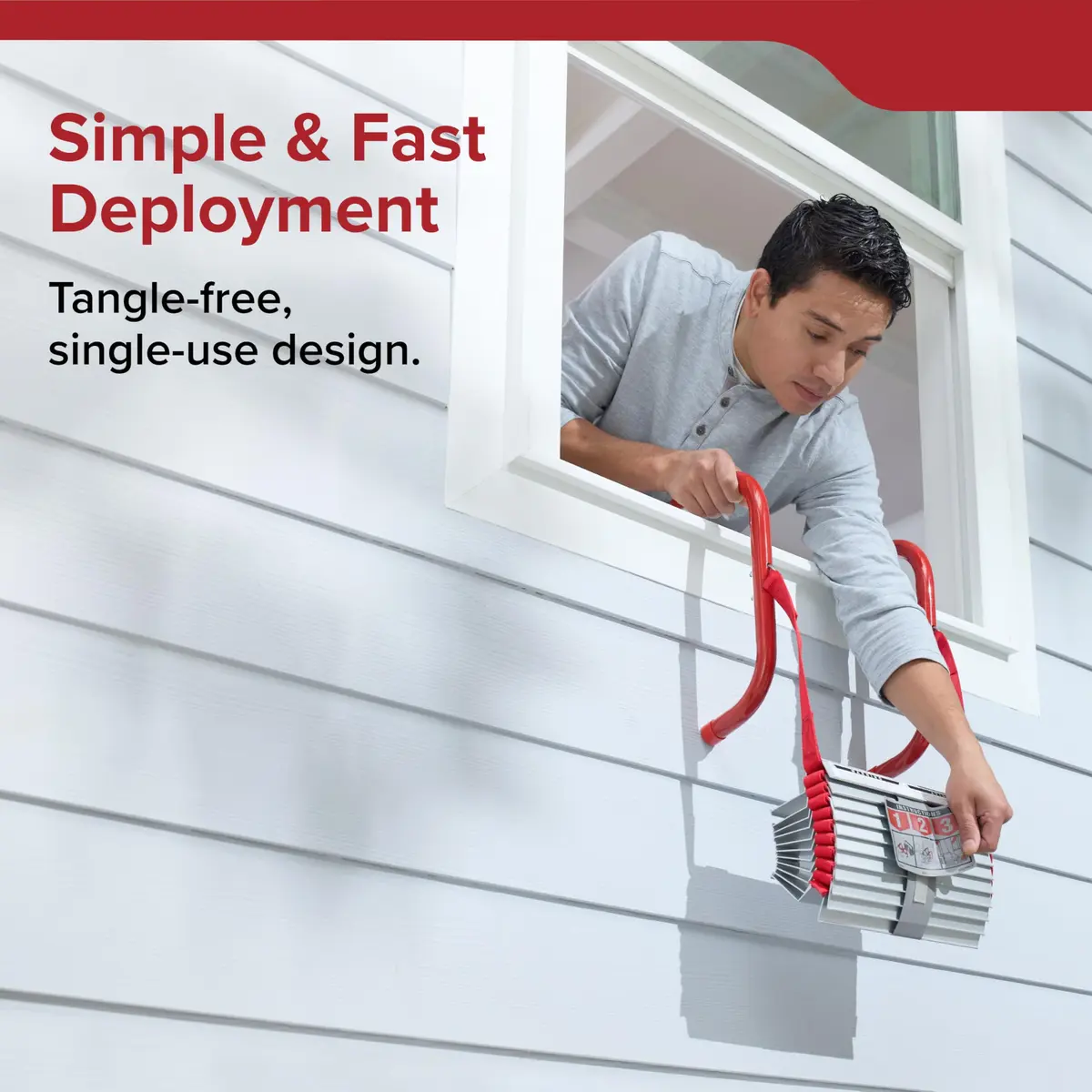 Kidde Fire Escape Ladder & Extinguisher Bundle | 13-Foot Ladder & 2x 2.5lb Extinguishers - view 5