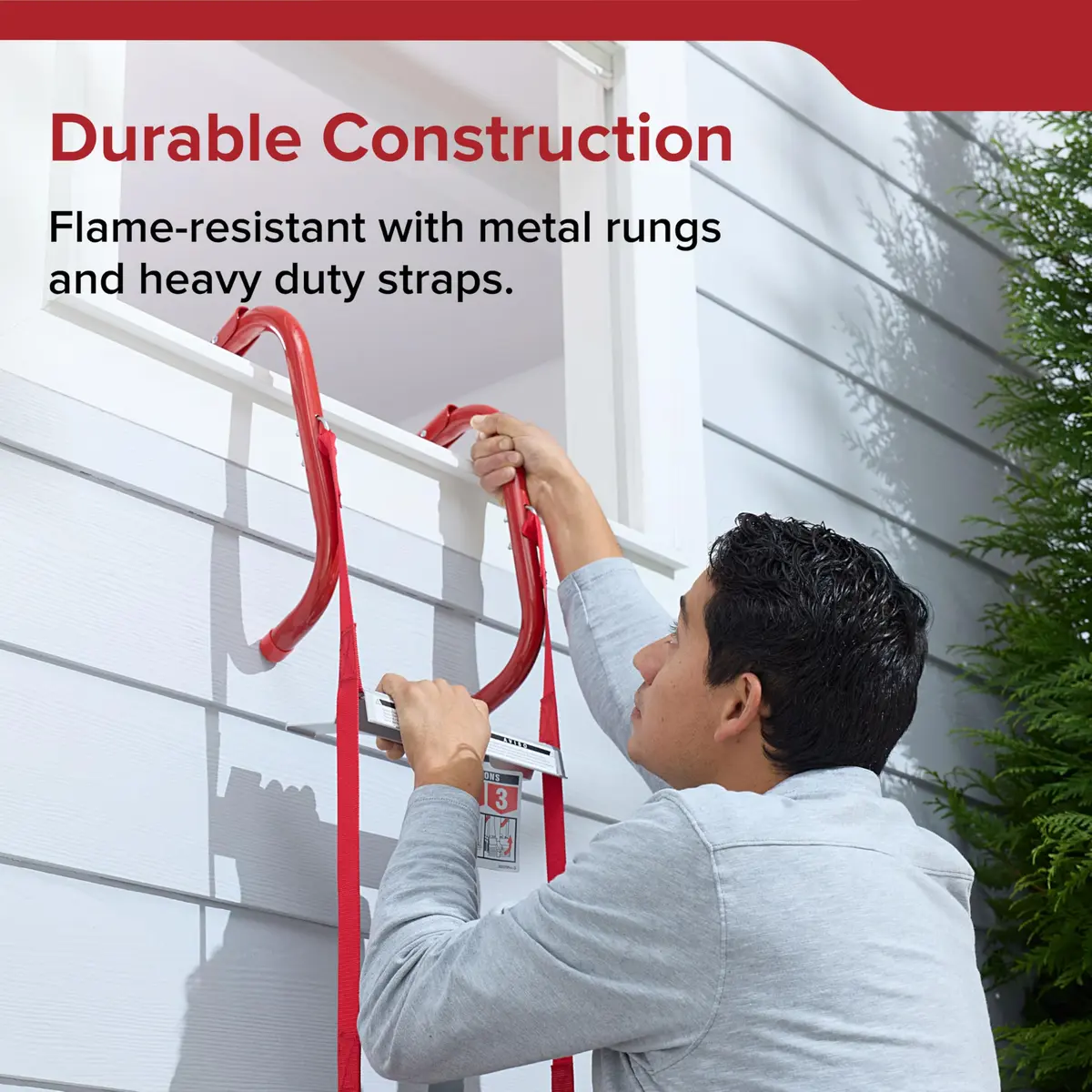 Kidde Fire Escape Ladder & Extinguisher Bundle | 13-Foot Ladder & 2x 2.5lb Extinguishers - view 6