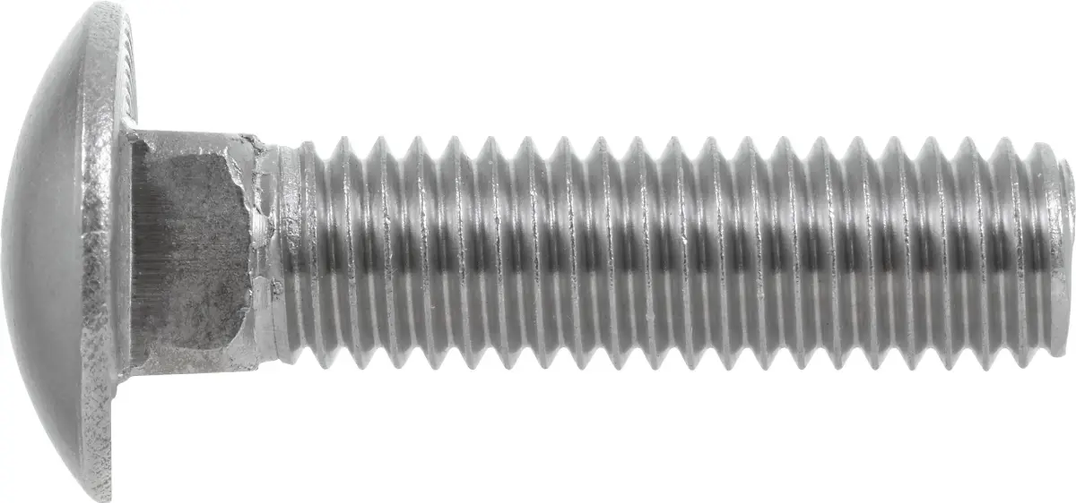 Hillman Stainless Steel Carriage Bolts 1/4 x 1-1/2 Inch 50-Pack | Grade 2, Round Head, Square Neck - view 2