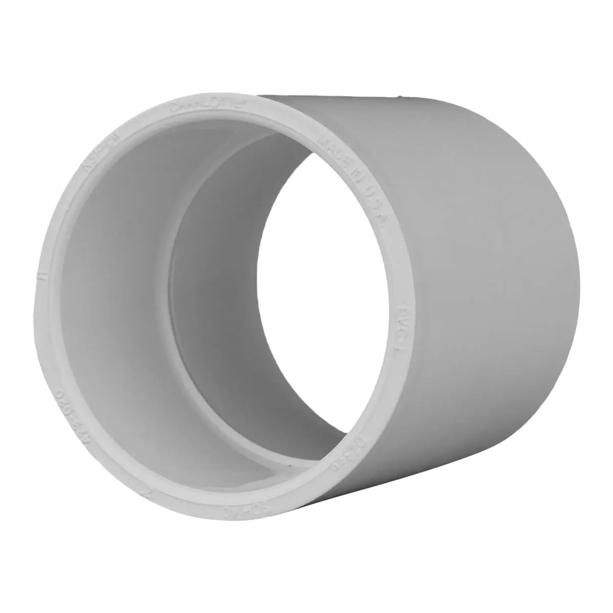 Charlotte Pipe 2 SCH 40 Coupling | Pressure PVC Fitting for Water Lines - main product image