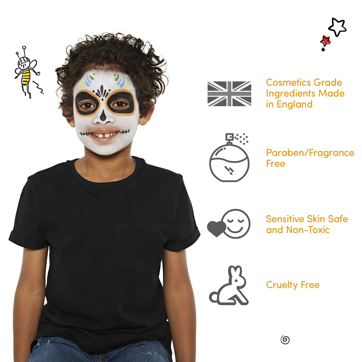 Snazaroo Classic Face and Body Paint 18.8g | Water-Based, Fragrance-Free, Safe for Sensitive Skin - view 3