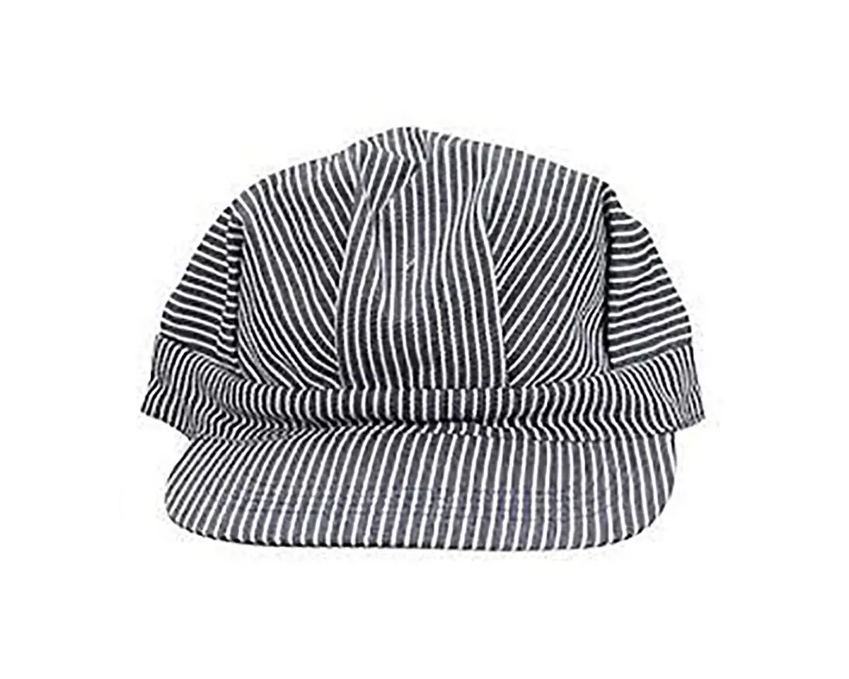 Brooklyn Peddler Adult Engineer Cap - Navy Blue | Railroad Style Unisex Hat - view 2