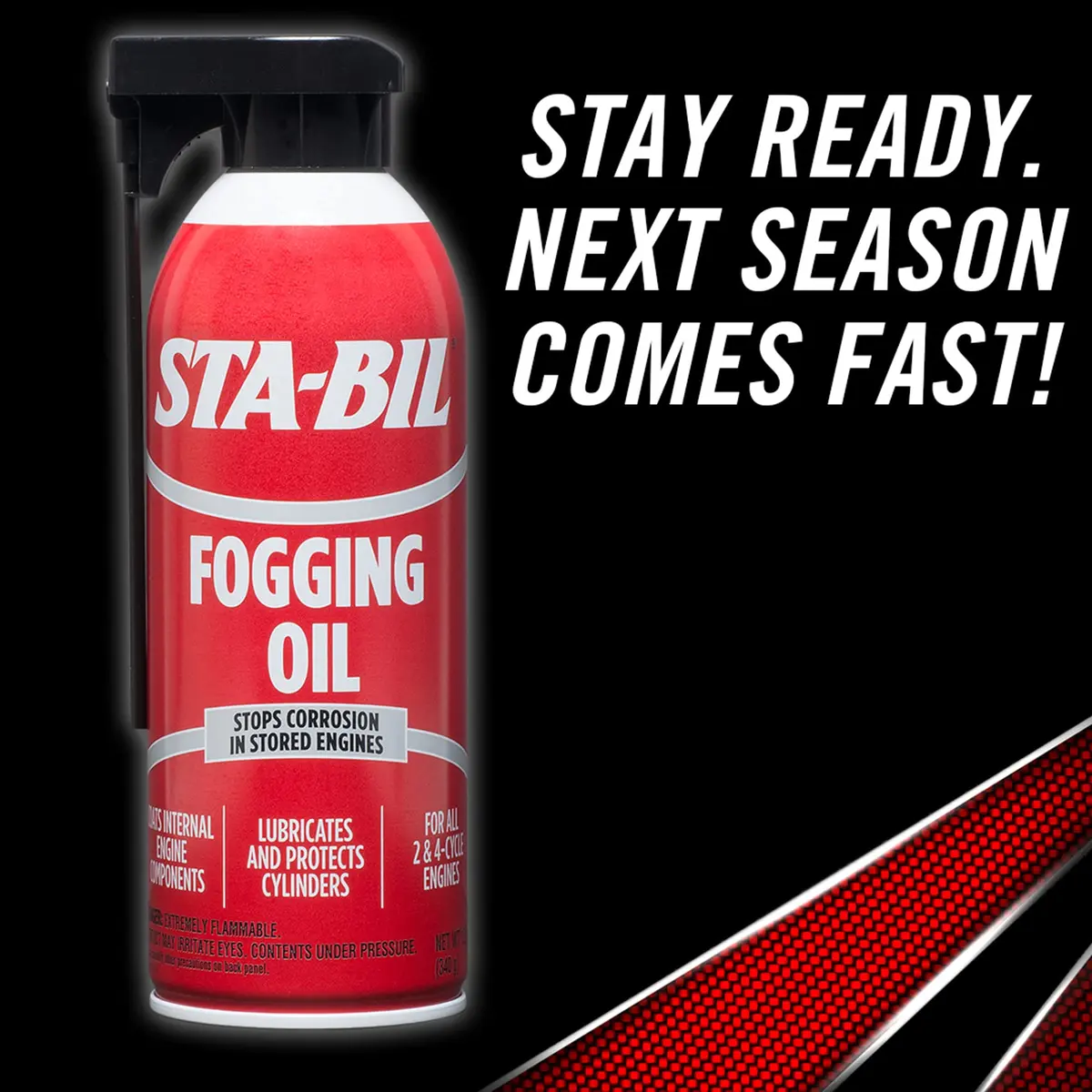 STA-BIL Fogging Oil Aerosol 355ml (12 oz) | Protects Engines During Storage - view 5