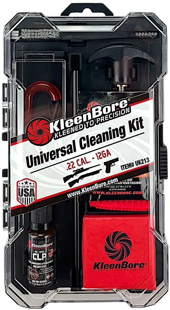 KleenBore Universal Gun Cleaning Kit 0.46 kg (1 lb) | Cleans Rifles, Pistols, Shotguns from .22 Cal to 12 Gauge - main product image