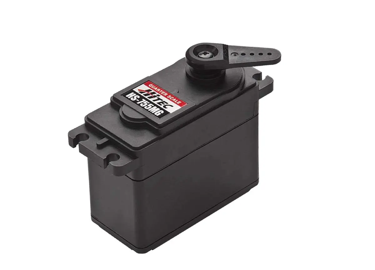 Hitec RCD HS-755MG Giant Scale Servo | 117g Metal Gear, 12-31.7 lbs Torque, 0.23-0.28 sec Speed - main product image