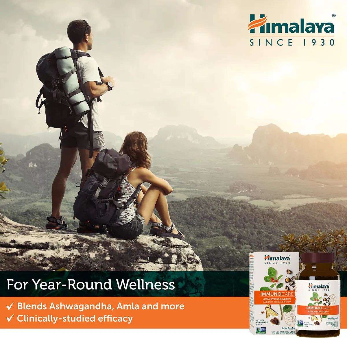 Himalaya ImmunoCare, Immune Support Supplement, 840 mg | Supports immune health with Ayurvedic herbs - view 3
