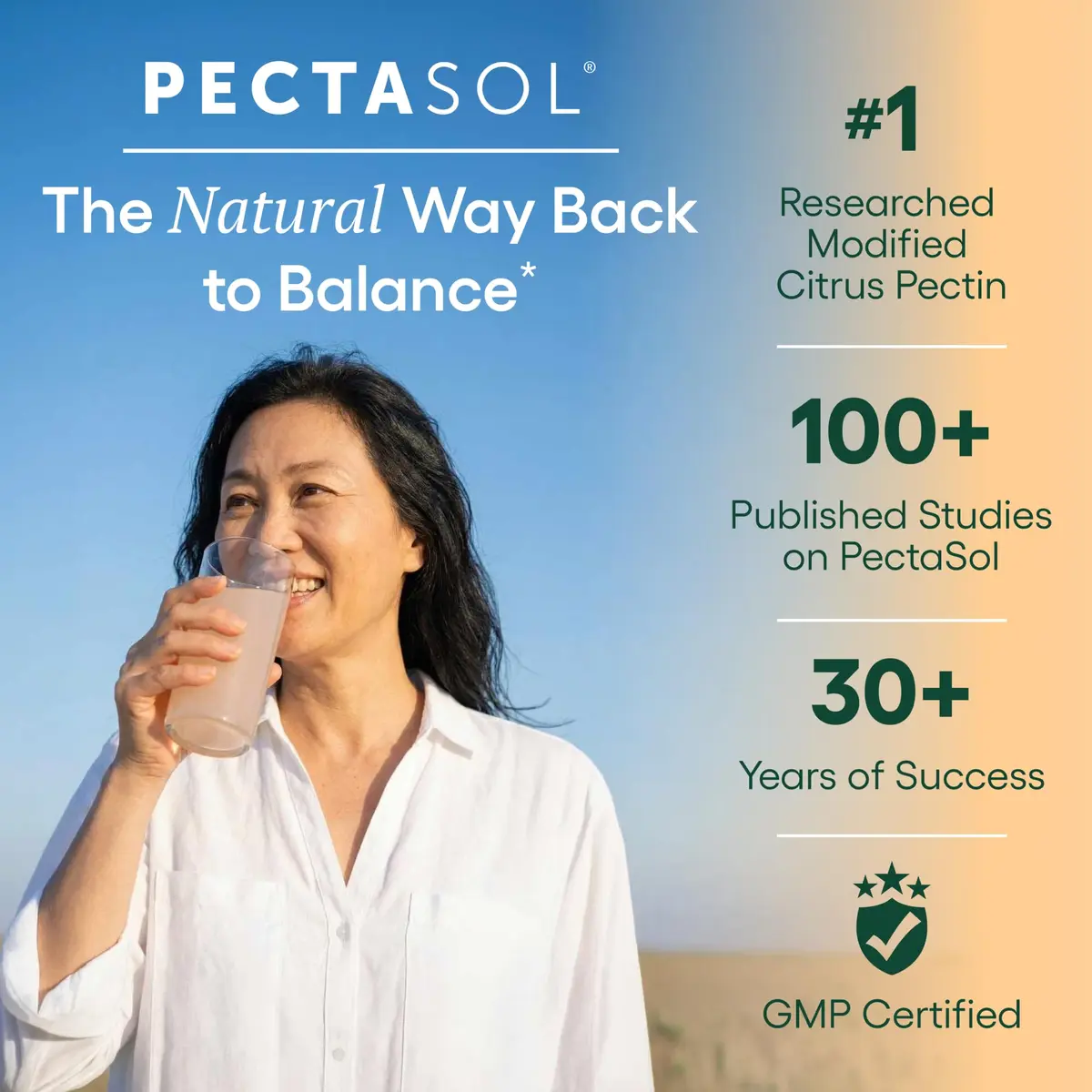 EcoNugenics PectaSol Modified Citrus Pectin Powder 150g | Cellular & Immune Support - view 2