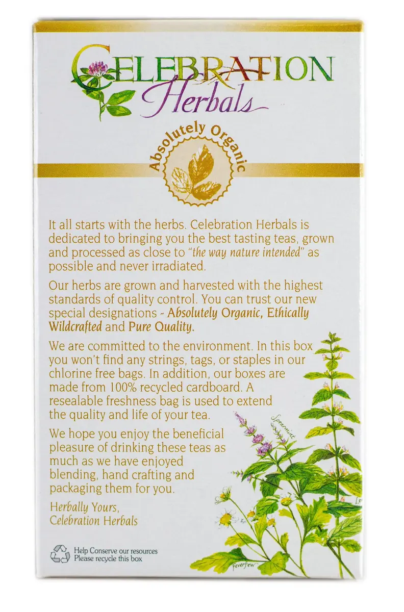Celebration Herbals Marshmallow Root Tea 24 Bags | Caffeine-Free Organic Herbal Tea with Mellow Taste - view 4